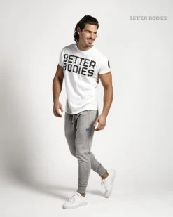 Better Bodies Basic Logo Tee - White 7 Better Bodies Basic Logo Tee - White -Ryderwear 10781 640x800 1