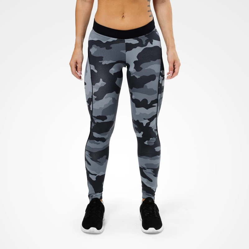 Better Bodies Camo Long Tights - Grey Camo 2 Better Bodies Camo Long Tights - Grey Camo - Image 2