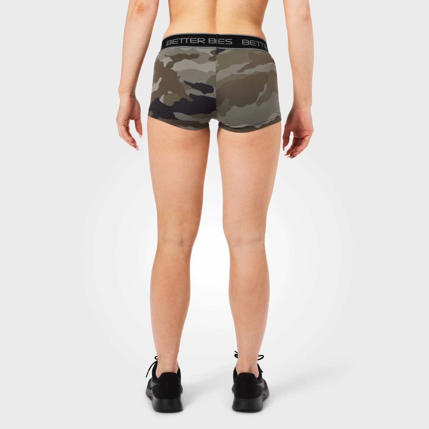 Better Bodies Fitness Hotpant - Green Camo 3 Better Bodies Fitness Hotpant - Green Camo - Image 3