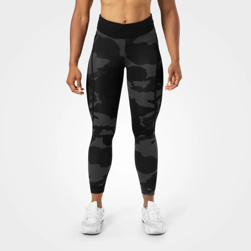 Better Bodies Camo High Tights - Dark Camo 2 Better Bodies Camo High Tights - Dark Camo - Image 2