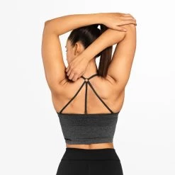 Better Bodies Astoria Seamless Bra - Graphite Melange -Ryderwear 110886978 4 HGB