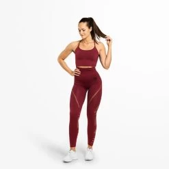 Better Bodies Waverly Tights - Sangria Red