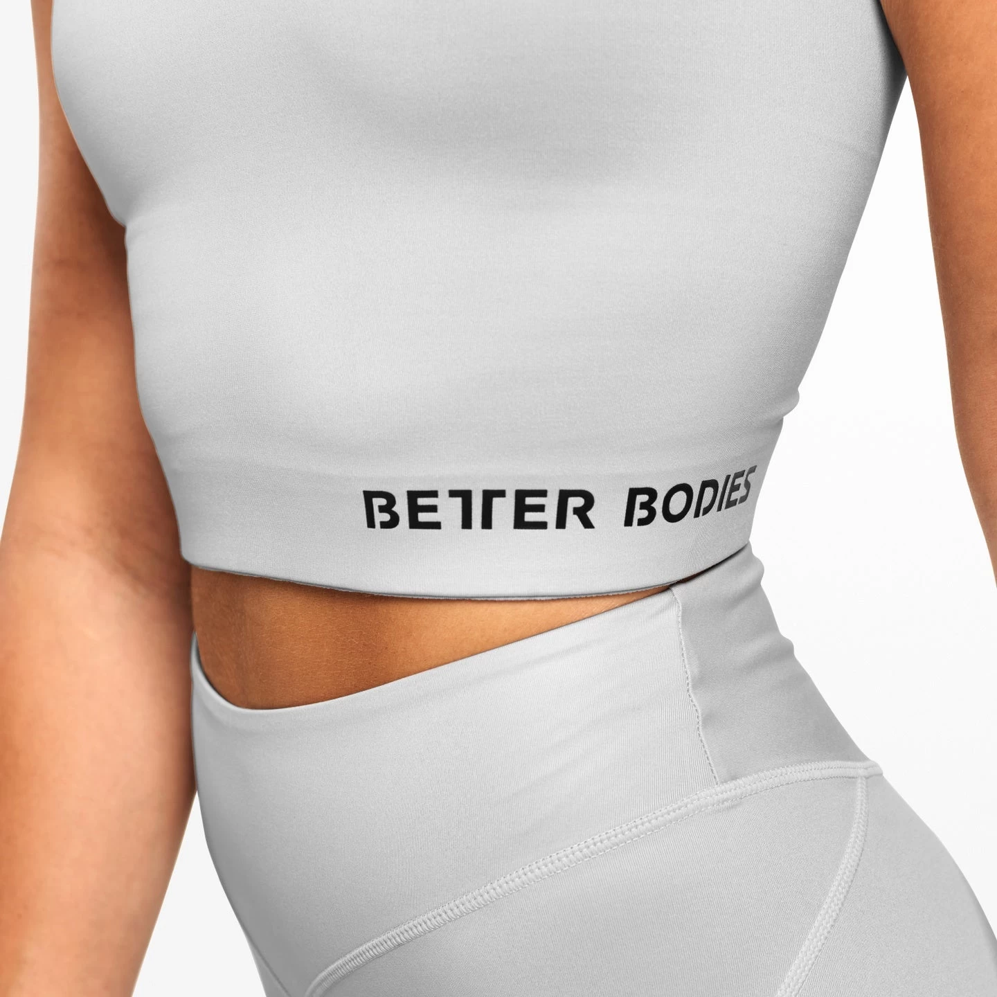 Better Bodies Vesey Strap Top - Frost Grey 3 Better Bodies Vesey Strap Top - Frost Grey - Image 3