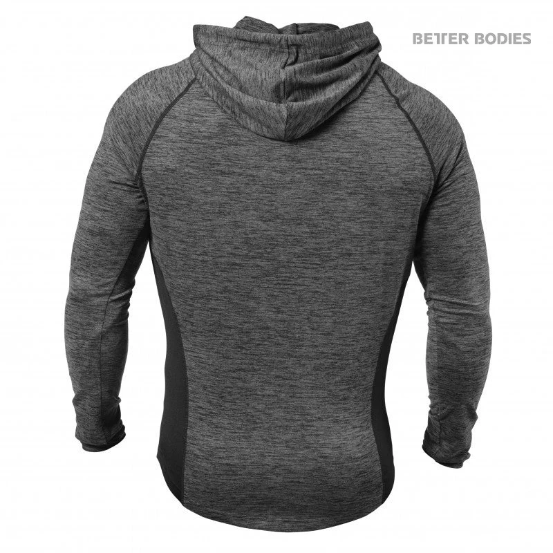 Better Bodies Performance Mid Hood - Graphite Melange 4 Better Bodies Performance Mid Hood - Graphite Melange - Image 4