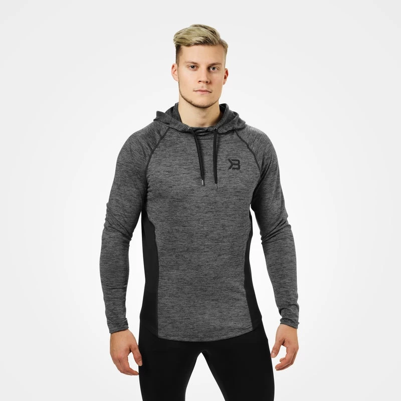 Better Bodies Performance Mid Hood - Graphite Melange 1 Better Bodies Performance Mid Hood - Graphite Melange