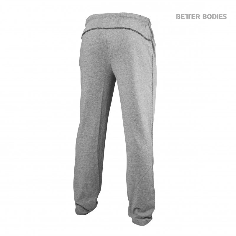 Better Bodies Gym Pants - Grey Melange 2 Better Bodies Gym Pants - Grey Melange - Image 2