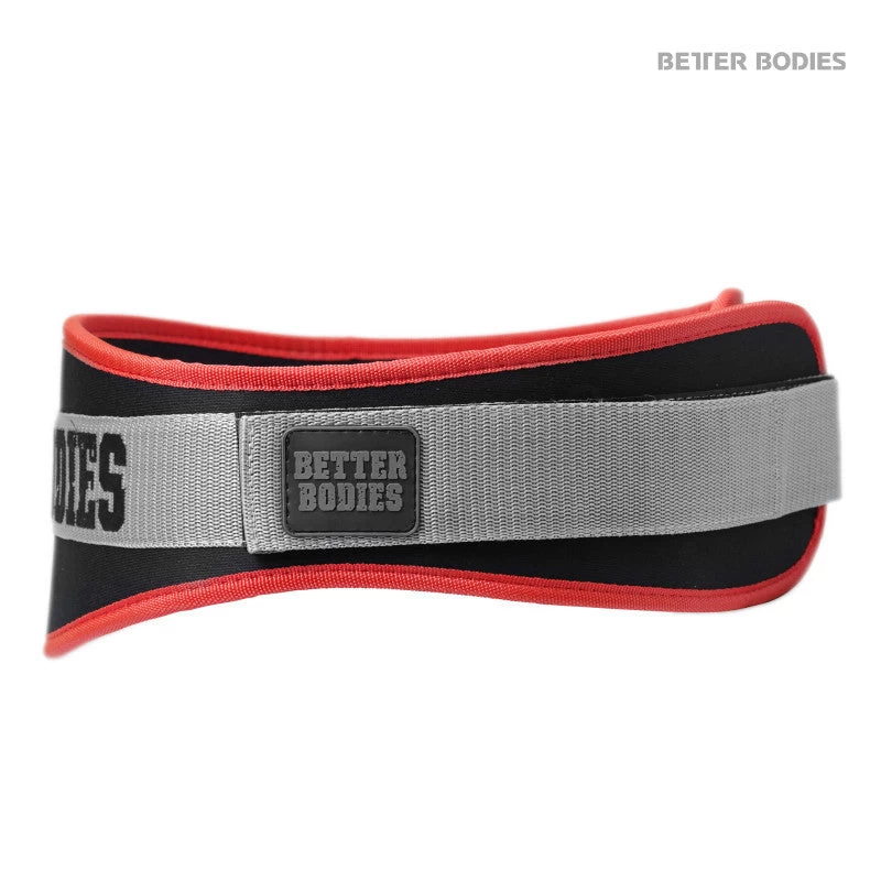 Better Bodies Basic Gym Belt - Red 1 Better Bodies Basic Gym Belt - Red