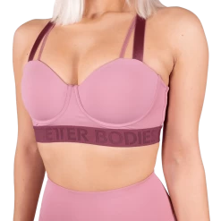 Better Bodies Waverly Sports Bra - Heather Pink 5 Better Bodies Waverly Sports Bra - Heather Pink -Ryderwear 1367 02a317b861 110938419 3 full
