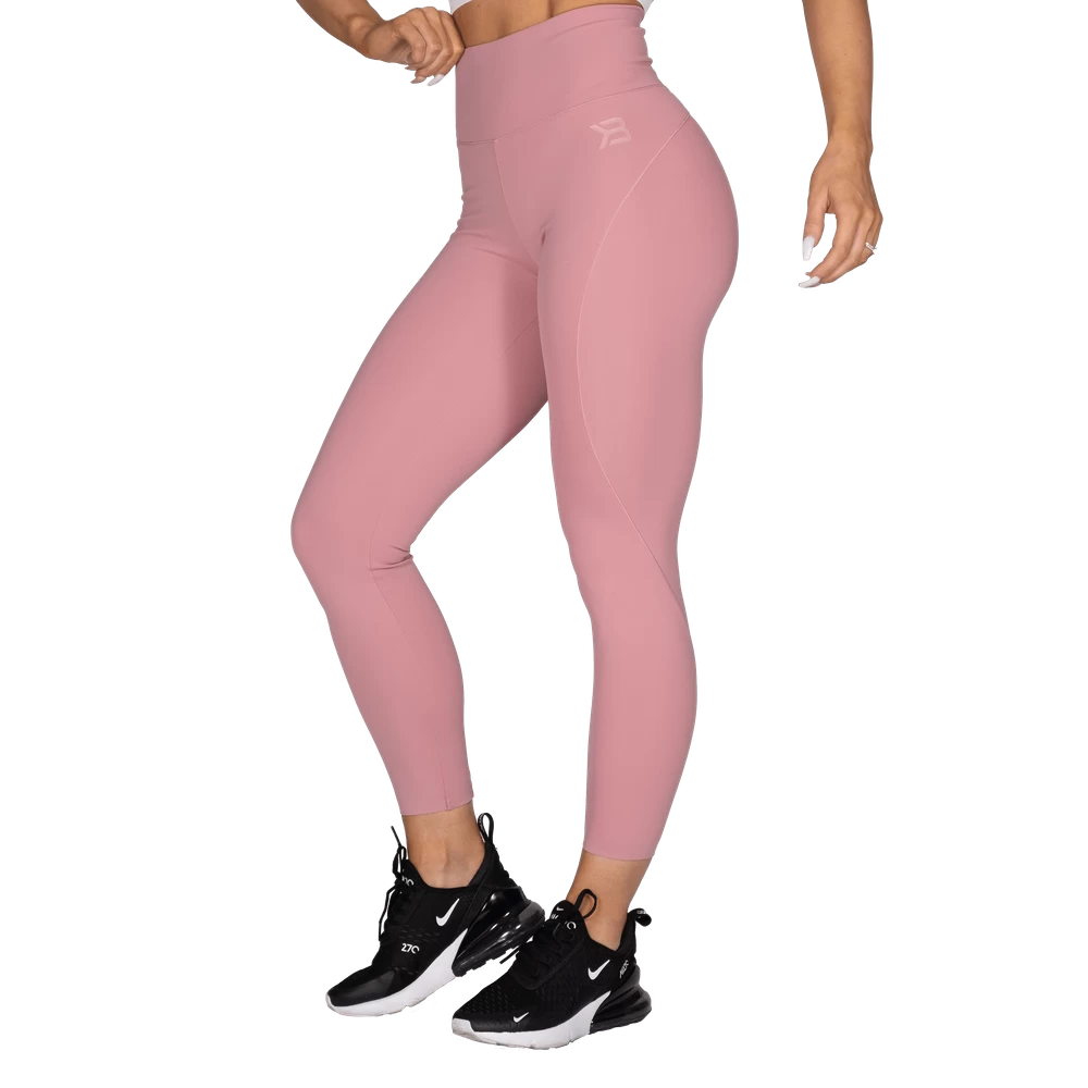 Better Bodies High Waist Leggings - Heather Pink 1 Better Bodies High Waist Leggings - Heather Pink