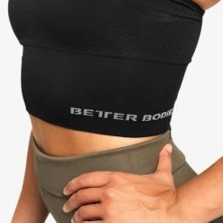 Better Bodies Astoria Seamless Bra - Black -Ryderwear 681 5255c565cd 12088073 2 full