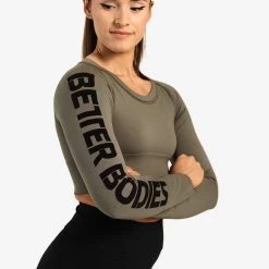 Better Bodies Bowery Cropped Long Sleeve -Ryderwear 746 2aead7235a 12088073 2 full