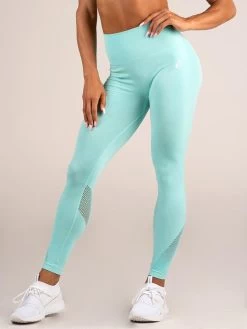 Ryderwear Seamless Tights - Aqua Marl