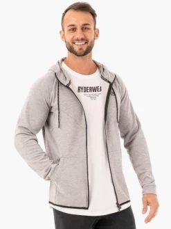 Ryderwear Athletic Zip Up Hoodie Jacket - Grey Marl -Ryderwear ATHLETICZIPUPHOODIEJACKET GREYMARL ALEX 3 1000x1000 3b0aed07 e3b7 4caf 89a9 2b63037464f1