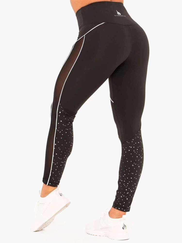 Ryderwear Lunar Luxe Leggings - Black 2 Ryderwear Lunar Luxe Leggings - Black - Image 2