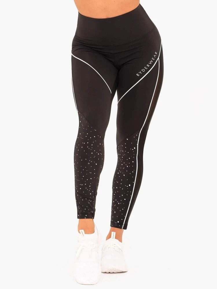 Ryderwear Lunar Luxe Leggings - Black 3 Ryderwear Lunar Luxe Leggings - Black - Image 3