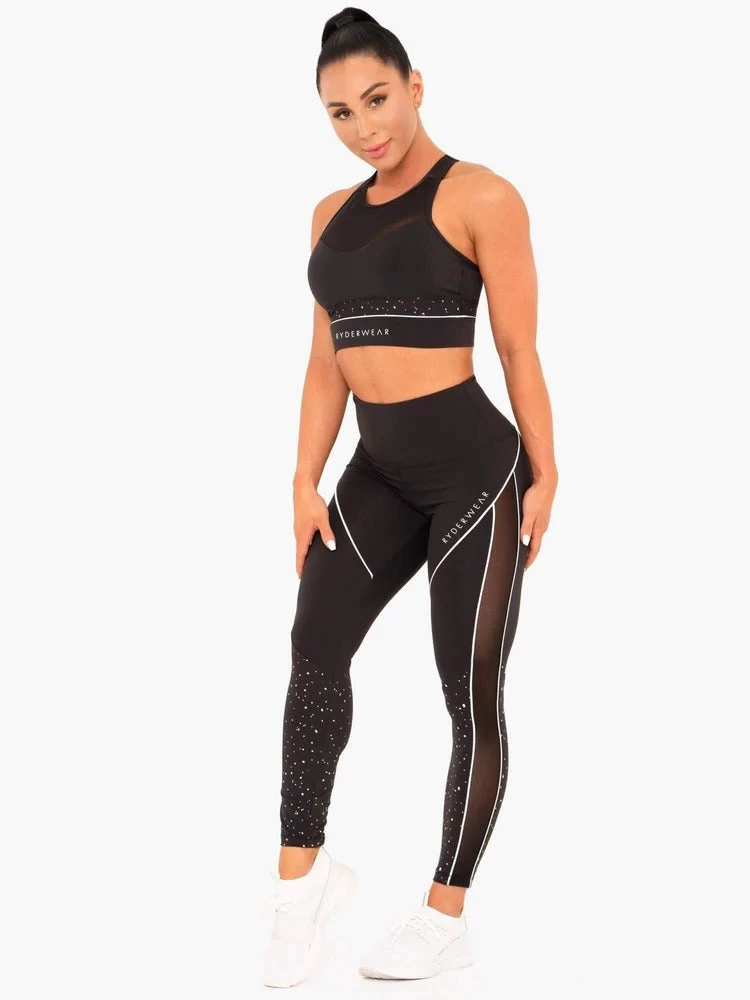 Ryderwear Lunar Luxe Leggings - Black 4 Ryderwear Lunar Luxe Leggings - Black - Image 4