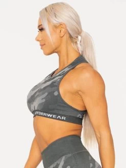 Ryderwear Camo Seamless Sports Bra - Charcoal Camo -Ryderwear CAMO SEAMLESS BLACK SPORTS BRA 0002 2 1000x1000 c19980d2 3127 4c79 8c81 f67efd889629