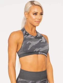 Ryderwear Camo Seamless Sports Bra - Charcoal Camo -Ryderwear CAMO SEAMLESS BLACK SPORTS BRA 0005 5 1000x1000 df075a4b 502d 4b2f 8544 b367b798acf9