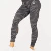 Ryderwear Camo Seamless High Waisted Leggings - Charcoal Camo