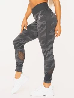 Ryderwear Camo Seamless High Waisted Leggings - Charcoal Camo 9 Ryderwear Camo Seamless High Waisted Leggings - Charcoal Camo -Ryderwear CAMO SEAMLESS BLACK TIGHTS 0004 4 1000x1000 eca70c47 efec 40dc be9d 3fe4a1f34da7