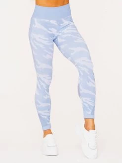 Ryderwear Camo Seamless High Waisted Leggings - Blue Camo -Ryderwear CAMO SEAMLESS BLUE TIGHTS 0003 4 1000x1000 1faa26e4 d66d 4333 b602 e31661dcb31e