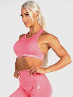 Ryderwear Seamless Sports Bra - Coral Marl -Ryderwear CORAL SPORTS BRA 0005 5 1000x1000 26e90a9c e9d7 4d47 b0dc 02df9eb4f964