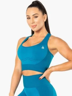 Ryderwear Electra Seamless Crop - Electric Blue 7 Ryderwear Electra Seamless Crop - Electric Blue -Ryderwear CROPTOP ELECTRICBLUE 3 1000x1000 90209d0a f297 468a 9820 c3380bcbac7a