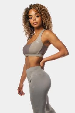 Jed North Cobra Crossback Sports Bra - Grey