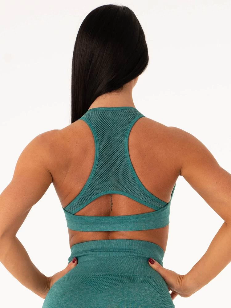 Ryderwear Seamless Sports Bra - Emerald 2 Ryderwear Seamless Sports Bra - Emerald - Image 2