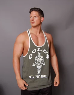 Gold's Gym Men's Stringer - Olive