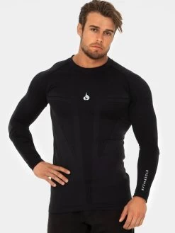 Ryderwear Geo Seamless Long Sleeve Top - Black