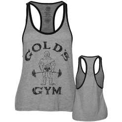 Gold's Gym Women's Stringer - Grey -Ryderwear GLST01 1 z 54565.1483501107