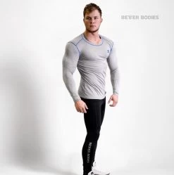 Better Bodies Performance Long Sleeve -Ryderwear Greymelange side 1 2 795x800 1