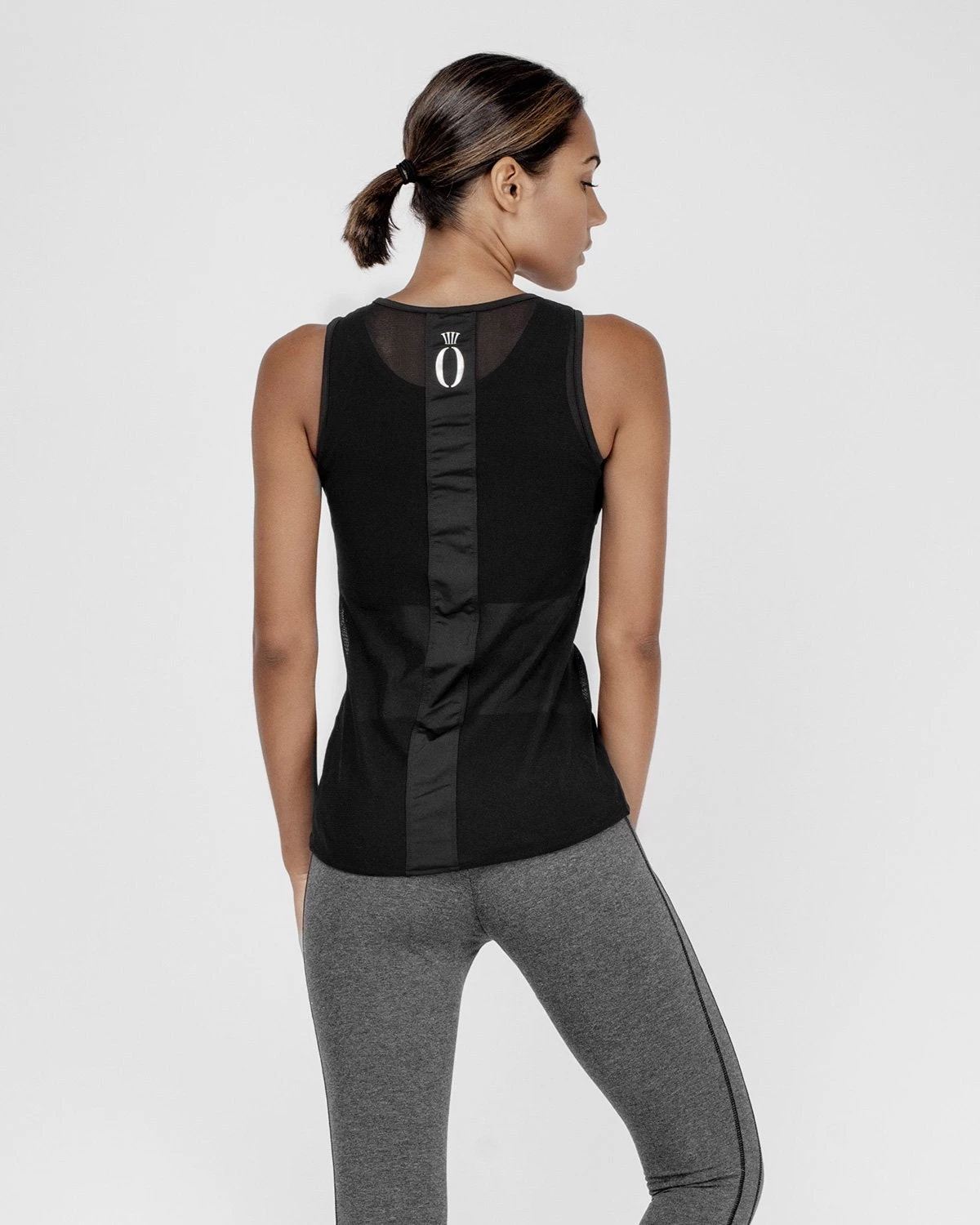 HERA X HERO Maia Mesh Tank Top - Black 2 HERA X HERO Maia Mesh Tank Top - Black - Image 2