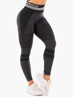 Ryderwear Freestyle Seamless High Waisted Leggings - Black -Ryderwear HIGHWAISTEDLEGGINGS BLACK 4 1000