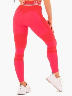 Ryderwear Freestyle Seamless High Waisted Leggings - Red 9 Ryderwear Freestyle Seamless High Waisted Leggings - Red -Ryderwear HIGHWAISTEDLEGGINGS RED 3 1000x1000 c71b5df1 ed11 4739 af0c a403c5f9c496