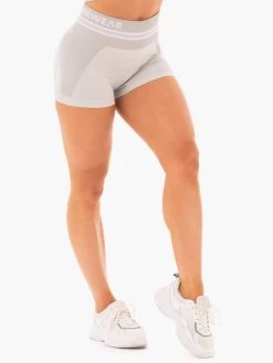 Ryderwear Freestyle Seamless High Waisted Shorts - Grey -Ryderwear HIGHWAISTEDSHORTS GREY 4 1000x1000 b36313a3 2389 4d01 b96b 7c416490993e