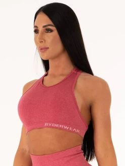 Ryderwear Seamless Sports Bra - Hot Pink Marl -Ryderwear HOT PINK SPORTS BRA 0003 3 1000x1000 db6434f7 8e74 4460 b22f 383aa444afee