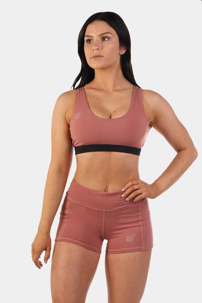 Jed North Serenity Sports Bra - Merlot 1 Jed North Serenity Sports Bra - Merlot