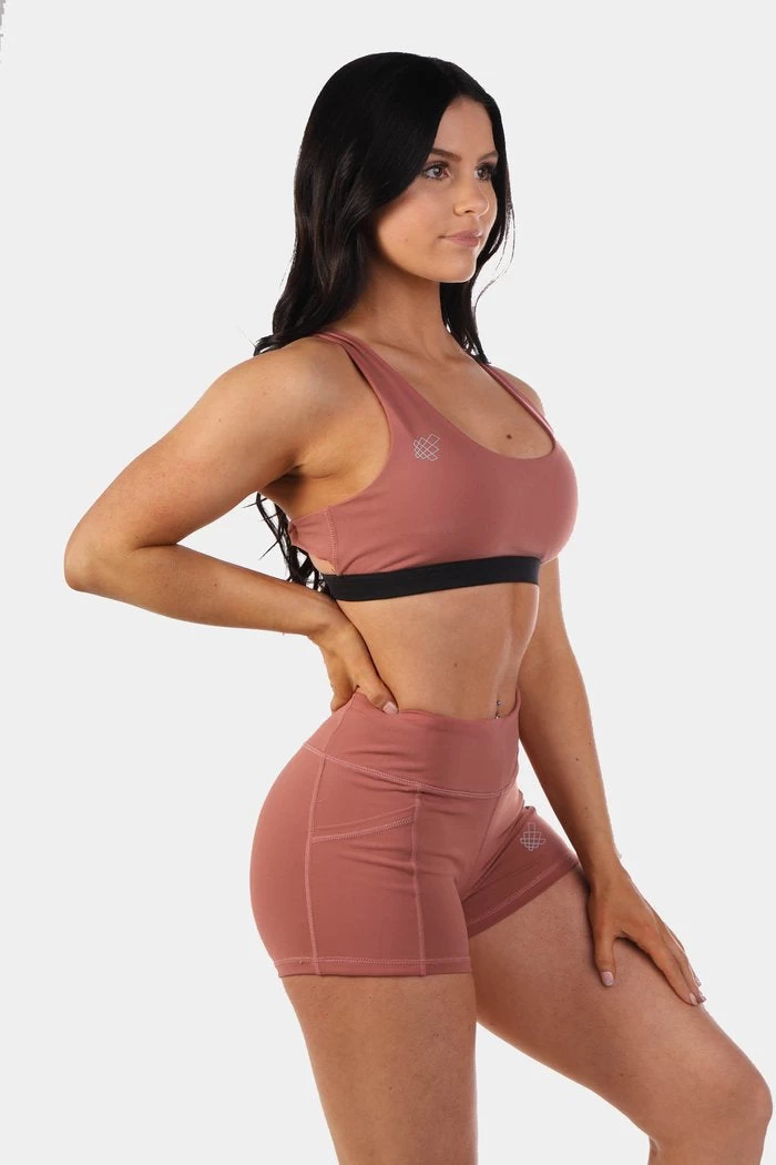 Jed North Serenity Sports Bra - Merlot 2 Jed North Serenity Sports Bra - Merlot - Image 2