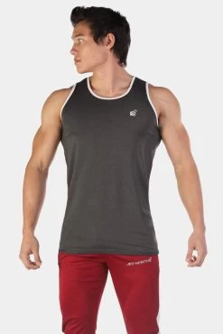 Jed North Retro Fitted Tank - Dark Grey
