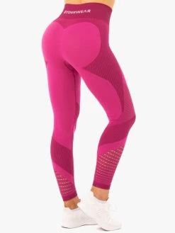 Ryderwear Electra Seamless Leggings - Electric Pink -Ryderwear LEGGINGS ELECTRIC PINK 3 1000x1000 da315f9f 944b 47a0 8342 3e86ea402fed