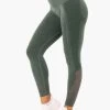 Ryderwear Seamless Staples Leggings - Forest Green Marl