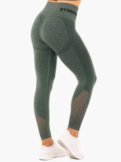 Ryderwear Seamless Staples Leggings - Forest Green Marl -Ryderwear LEGGINGS FORESTGREENMARL 3 1000x1000 7530b364 e06f 4234 94ab 768672399ffc