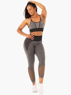 Ryderwear Oasis Seamless Leggings - Black Marl -Ryderwear LEGGINGS BLACK MARLE 6 1000x1000 e518e8b3 7634 4825 afd9 c2633cfe47dd