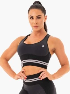Ryderwear Freestyle Seamless Longline Sports Bra - Black -Ryderwear LONGLINESPORTSBRA BLACK 2 1000x1000 97d9f8da 10b3 4549 b666 1df2c017e2c3