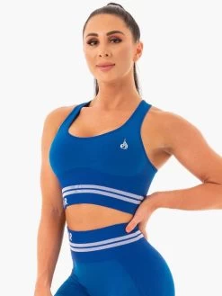 Ryderwear Freestyle Seamless Longline Sports Bra - Blue -Ryderwear LONGLINESPORTSBRA BLUE 3 1000x1000 9535556f 82ac 4c7d 8a32 dc51a29bcbb3