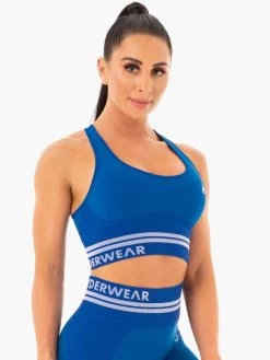 Ryderwear Freestyle Seamless Longline Sports Bra - Blue -Ryderwear LONGLINESPORTSBRA BLUE 5 1000x1000 c635d1e1 5d0c 43f2 be75 6538d155814a