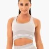 Ryderwear Freestyle Seamless Longline Sports Bra - Grey