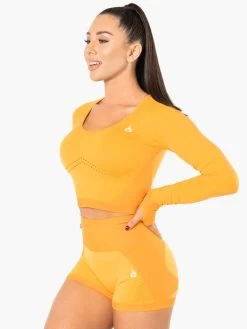 Ryderwear Electra Seamless Long Sleeve Crop - Electric Yellow 9 Ryderwear Electra Seamless Long Sleeve Crop - Electric Yellow -Ryderwear LONGSLEEVECROPTOP ELECTRICYELLOW 4 1000x1000 7d9ffbd6 ebf0 4289 b9fc 804c8ad1c6f7